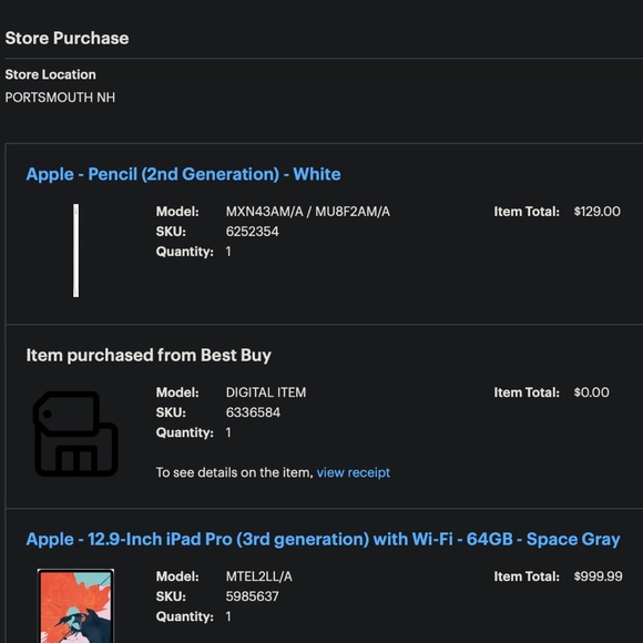 Apple Pencil 2nd Generation in White Model A2051 in Original Box - Picture 6 of 7